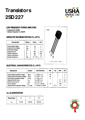 2SD227 TO-92