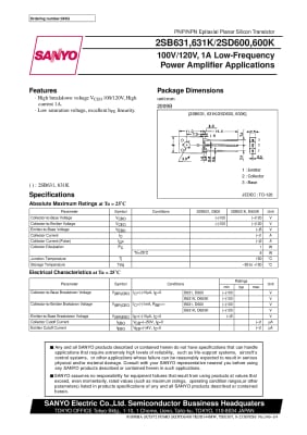 2SD600K TO-126