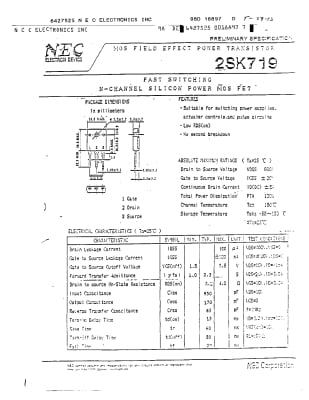 2SK719 TO-3P