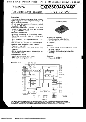 CXD2500AQ