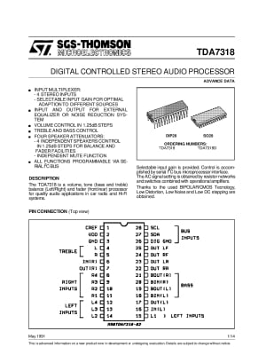 TDA7318 DIP-28