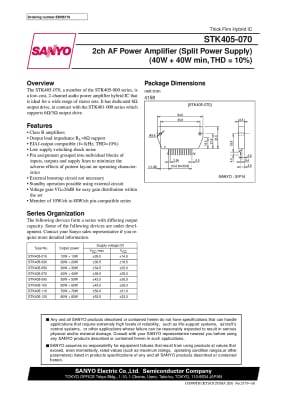 STK405-070A SIP14