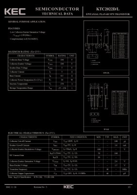 2SC2022 TO-220 Original