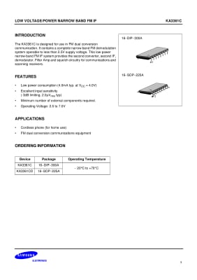 KA3361B DIP-16