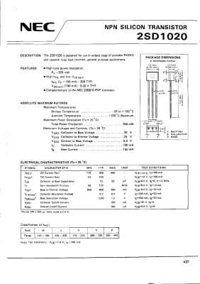 2SD1020M