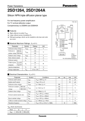 2SD1264 TO-220F Original