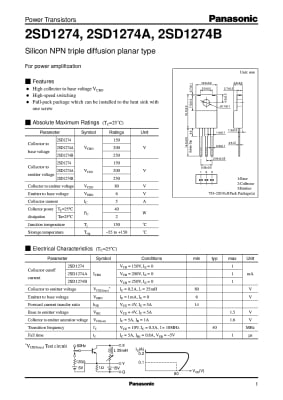 2SD1274B TO-220F