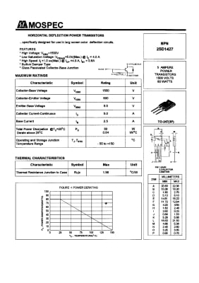 2SD1427 2D