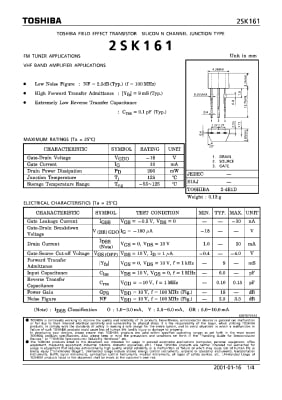 2SK161 TO-92