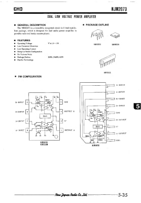 NJM2073D SO-8