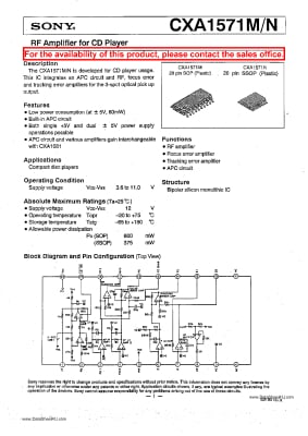 CXA1571M SMD