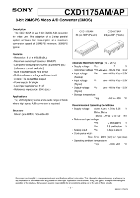 CXD1175AM