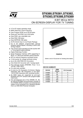 ST6388B1/FMZ DIP-42