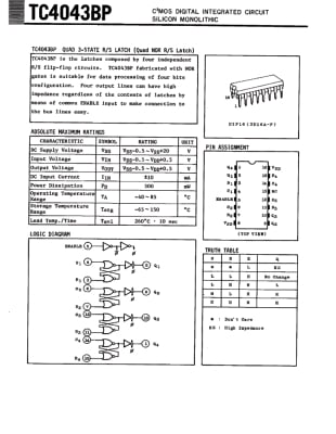 TC4043BE DIP-16