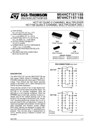 SN74HCT157 DIP-16