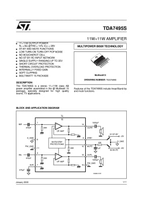 TDA7495 SQL-15