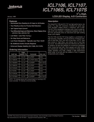 ICL7106CPL DIP-40