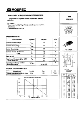 2SC2837 TO-3P