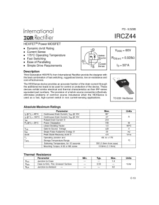 IRCZ44 TO-220-5