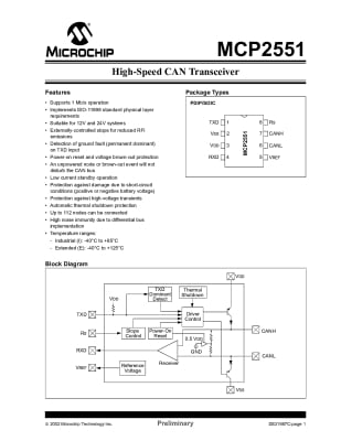 MCP2551-I/P