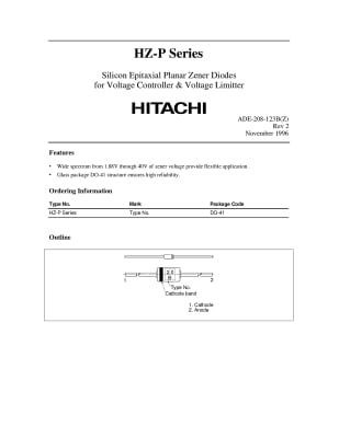 Diodă Zener 27V 0.8W HZ27-2LTA