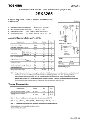 2SK3265 TO-220F