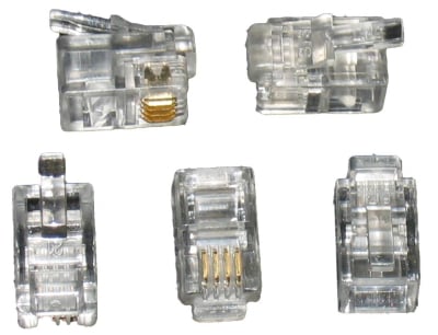 TELEPHONE PLUG RJ9 4P4C