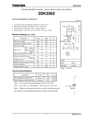 2SK3562 TO-220F