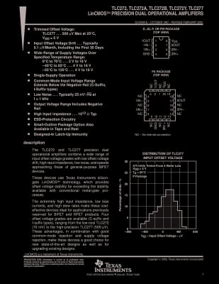 TLC272CP DIP-8