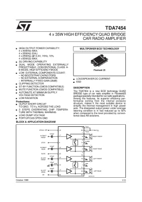 TDA7454 HZIP-25