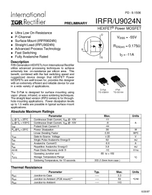 IRFU9024N TO-251