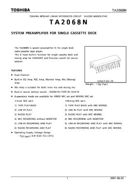 TA2068N DIP-24
