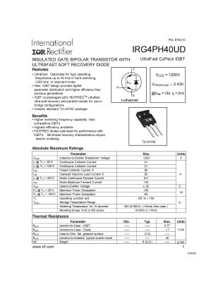 IRG4PH40UD/KD TO-247