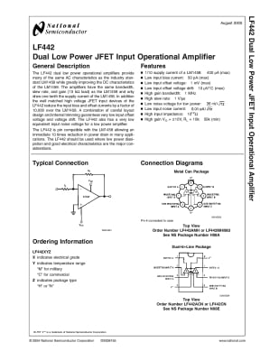 LF442CN DIP-8