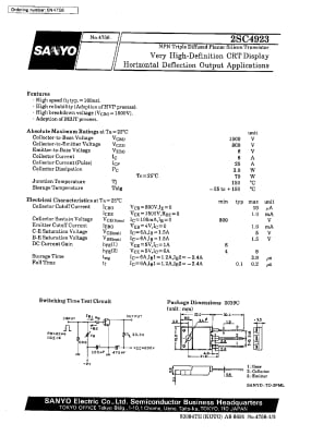 2SC4923 TO-3PF