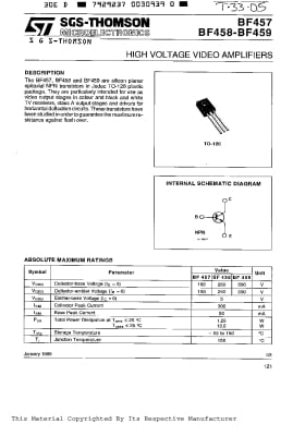 BF457 TO-126