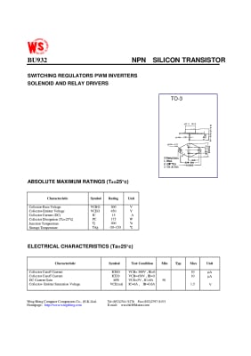 BU932P TO-3P