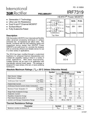 IRF7319 SO-8