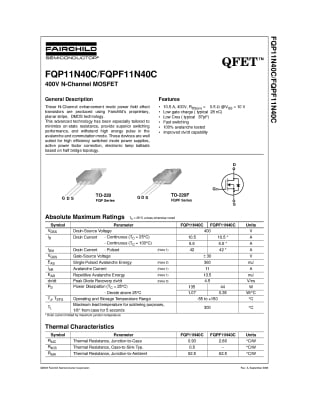 FQP11N40P TO-220