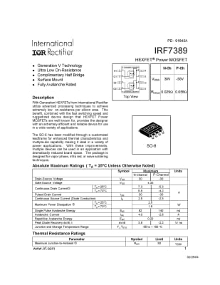 IRF7389 SO-8