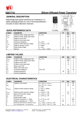 2SD1710 TO-3PF orig