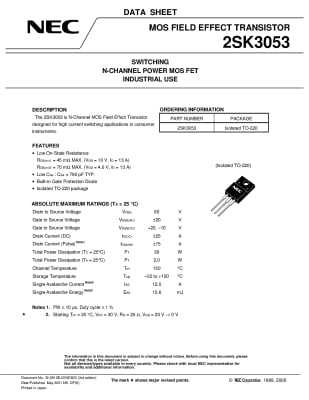 2SK3053 TO-220