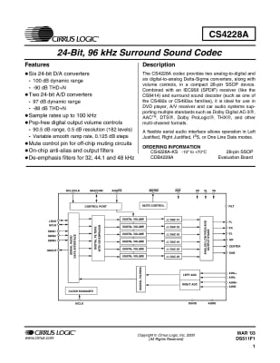 CS4228A KSZ SSOP-28