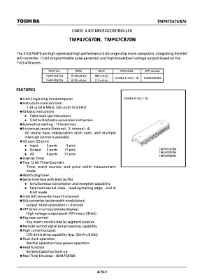 TMP47C870N4317