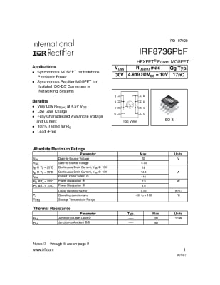 IRF8736 SO-8