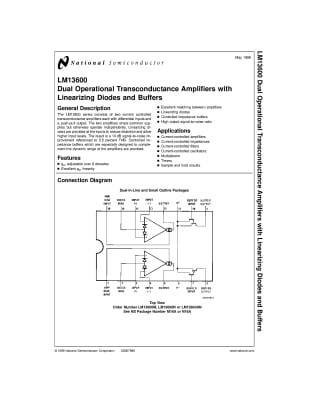 LM13600AN DIP-16