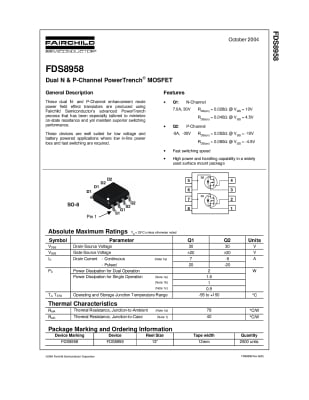 FDS8958A SO-8