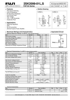 2SK2099-01S TO-252DPAK