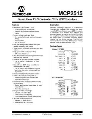 MCP2515 IP DIP-18