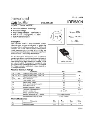 IRFI530N TO-220F